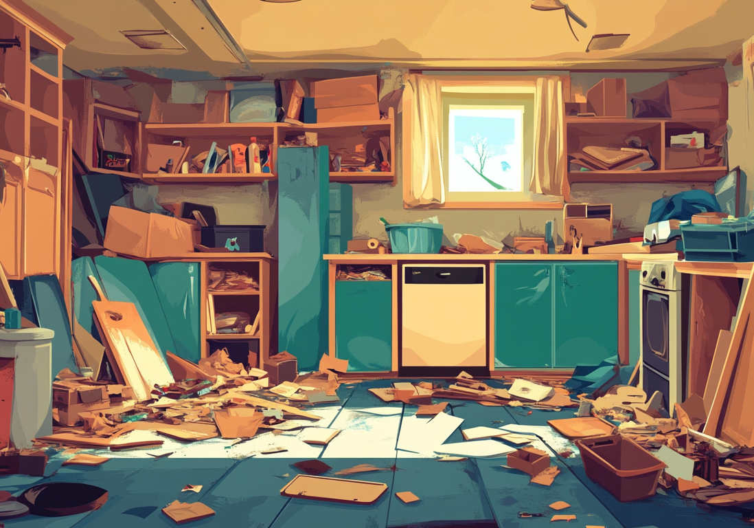 distressed home clean up